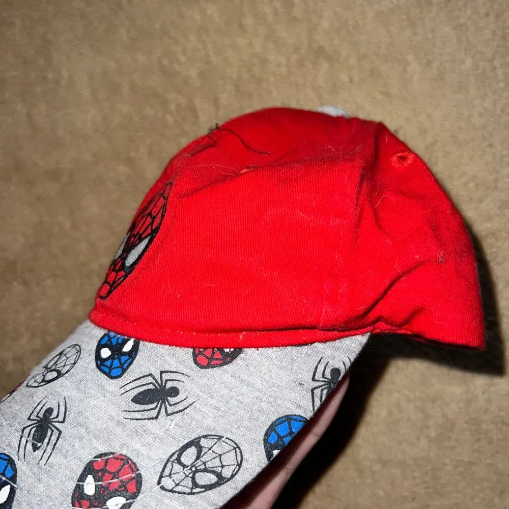 Spider-Man Marvel Comic Superhero Kids‎ Red Blue Gray Baseball Ball Cap Hat